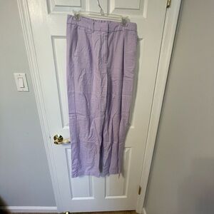 Old Navy Lilac Wide Leg Trousers